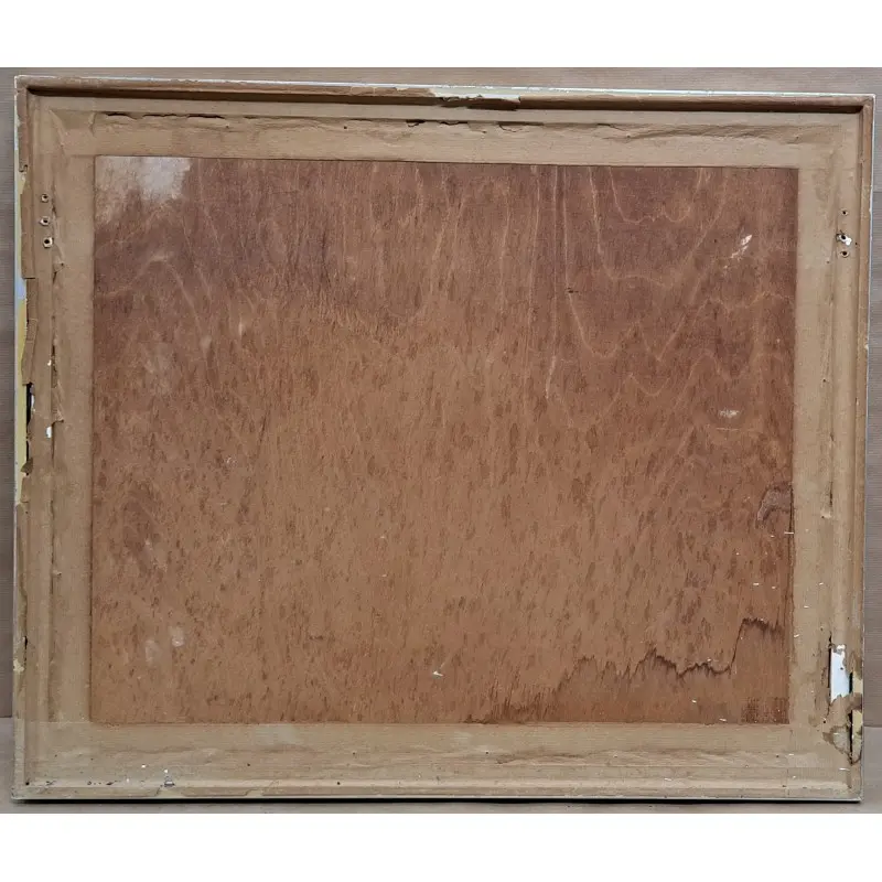 Oleo sobre tabla firmado, pintor italiano · vista 10/10