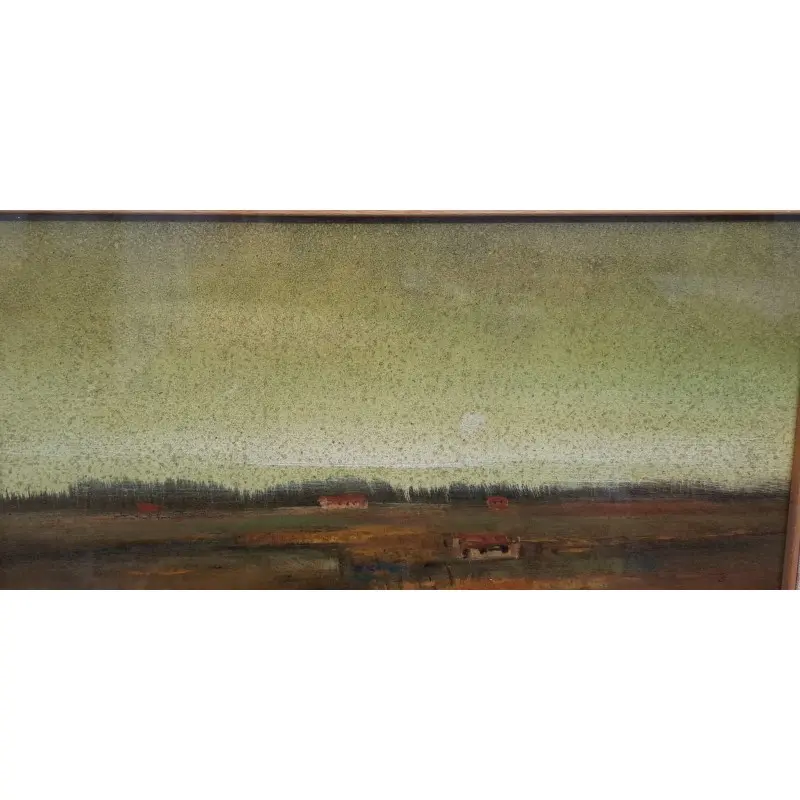 Oleo sobre tabla Gipetti, año 1976, pintor italiano · vista 4/8