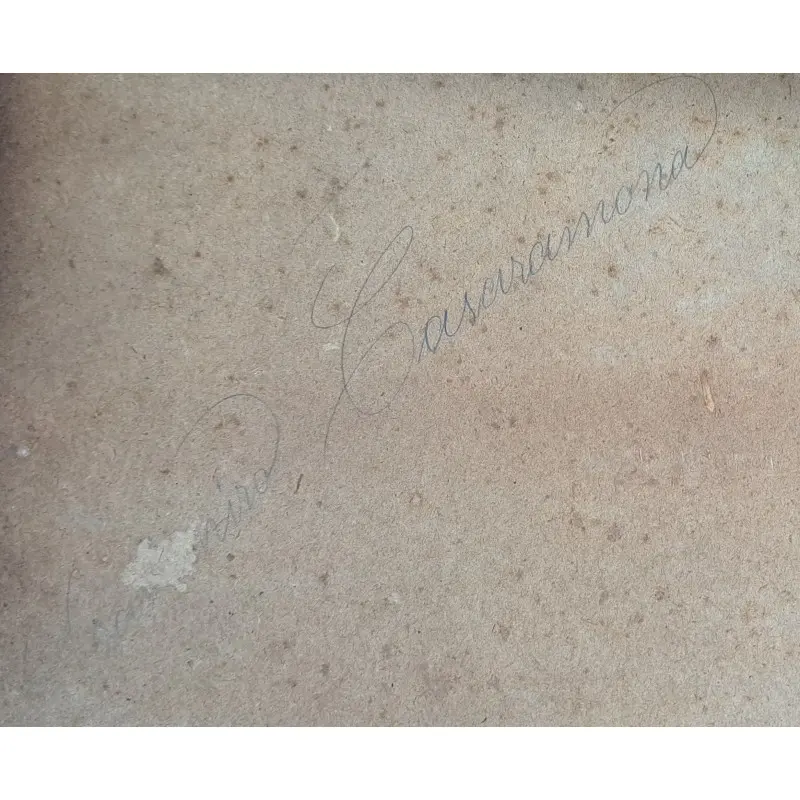Oleo sobre tabla, retrato, firmado Casimiro Casaramona, siglo XIX, Siglo XIX · vista 3/6