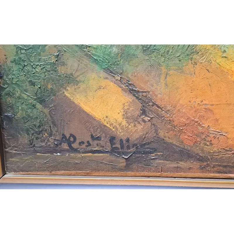 Gran Óleo Sobre Tela de Antoni Costa Elias (1904-1965). Escuela Catalana · vista 4/7