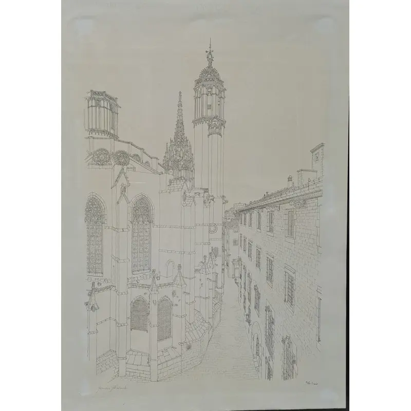 Grabado de Aurora Altisent Balmas (Barcelona 1928–2022) · vista 2/9