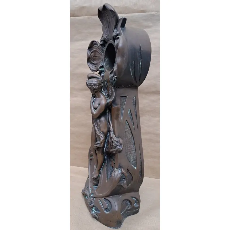 Escultura Art Nouveau en cobre, Ed Moreau, Nox, principios siglo XX, Siglo XX · vista 4/12