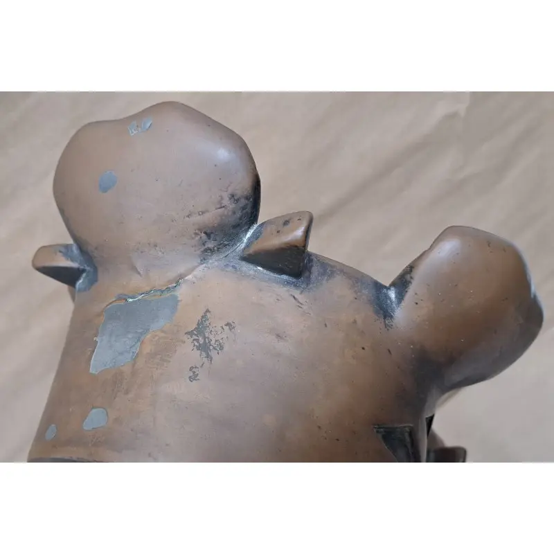 Escultura Art Nouveau en cobre, Ed Moreau, Nox, principios siglo XX, Siglo XX · vista 8/12