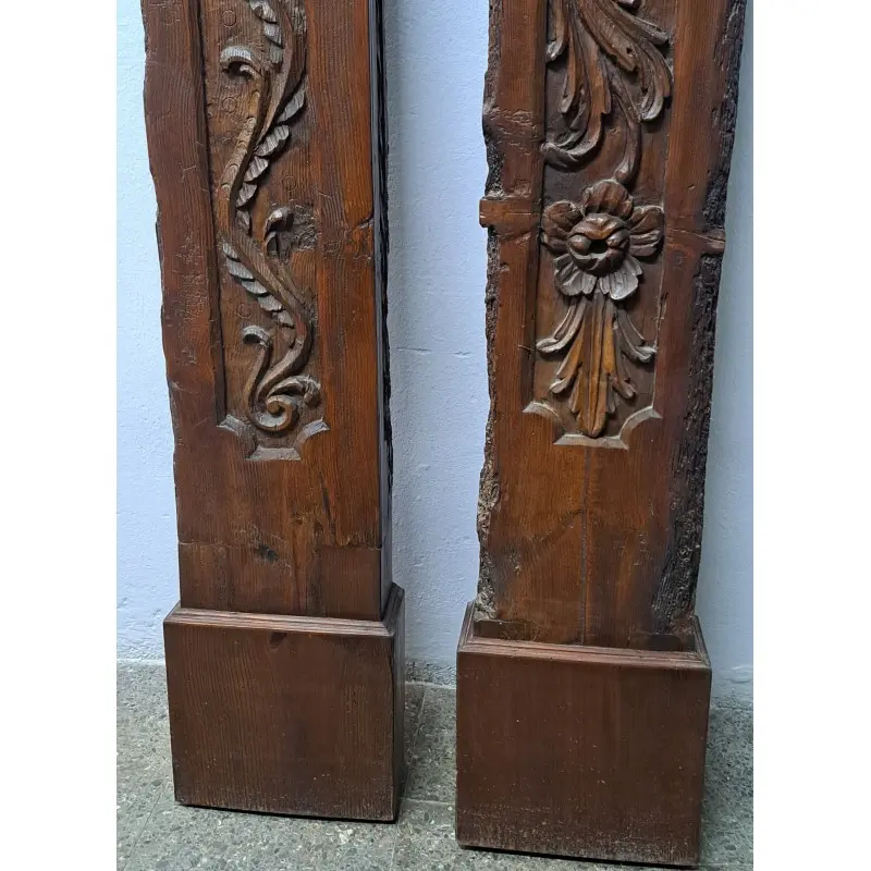 Pareja de balaustres principio de escalera, Barrocos, siglo XVII, Siglo XVII · vista 3/10