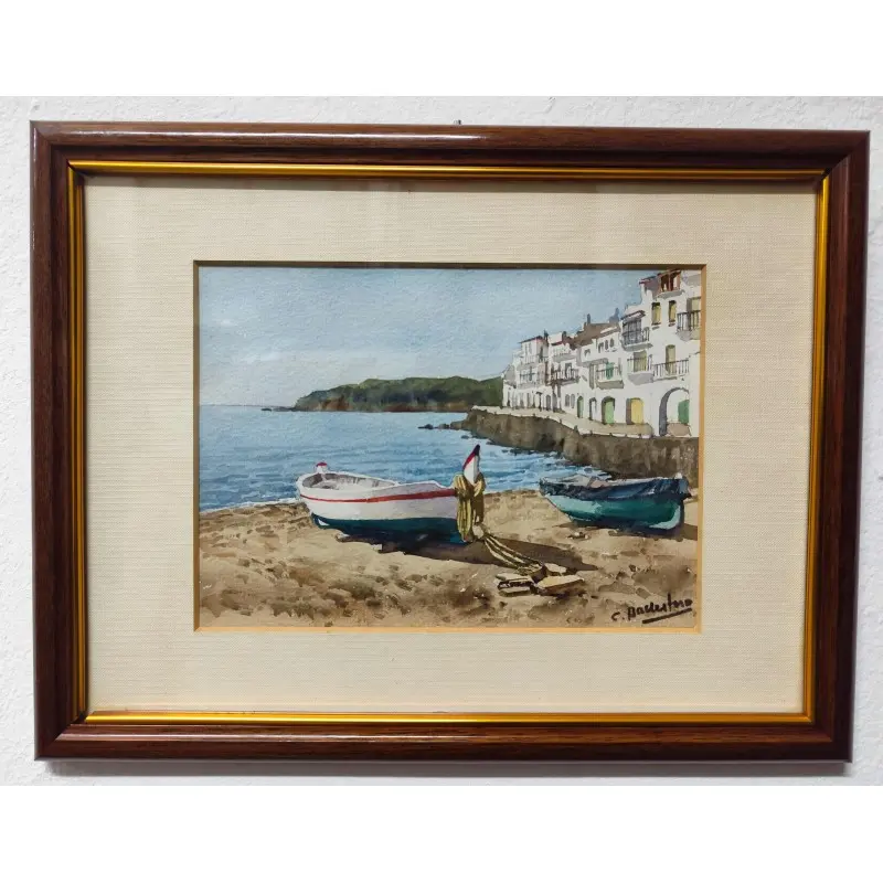Acuarela de Cadaqués Carlos Ballestero (Barcelona 1942) · vista 3/8