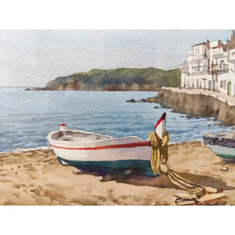 Acuarela de Cadaqués Carlos Ballestero (Barcelona 1942) · vista 4/8
