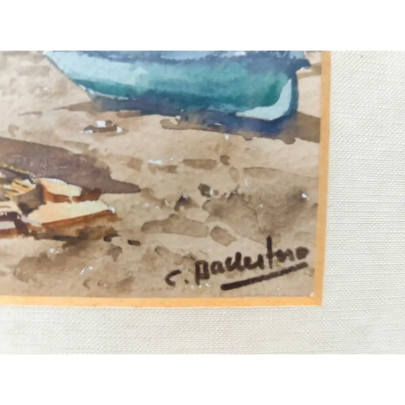 Acuarela de Cadaqués Carlos Ballestero (Barcelona 1942) · vista 6/8
