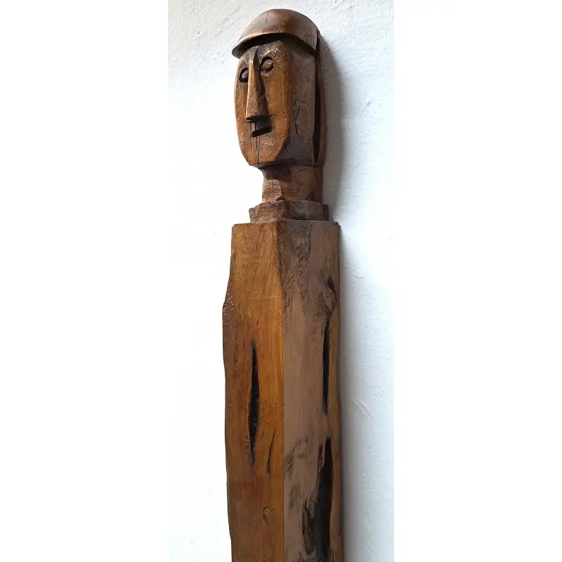 Viga de soporte para voladizo de tejado, madera tallada, siglo XVIII, Siglo XVIII · vista 3/5
