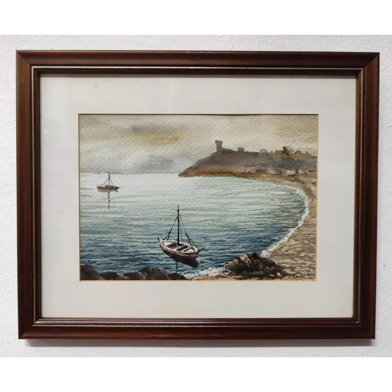 Acuarela de Tossa de Mar, Carlos Ballestero (Barcelona 1942) · vista 2/4