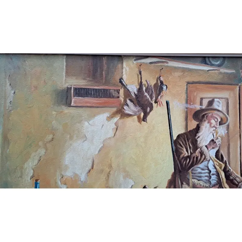 Gran oleo sobre lienzo, mediados del siglo XX, Siglo XX · vista 6/7
