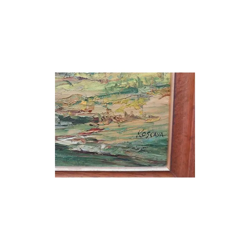 Oleo sobre lienzo Enrique Koscaya (1901-1970) · vista 4/7