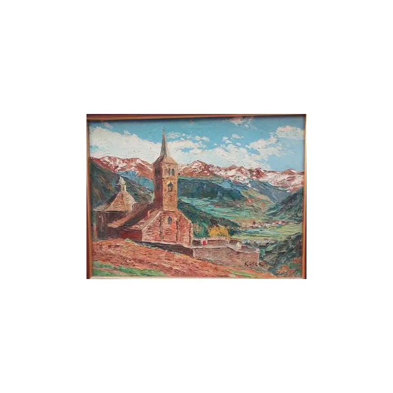 Oleo sobre lienzo Enrique Koscaya (1901-1970) · vista 4/5