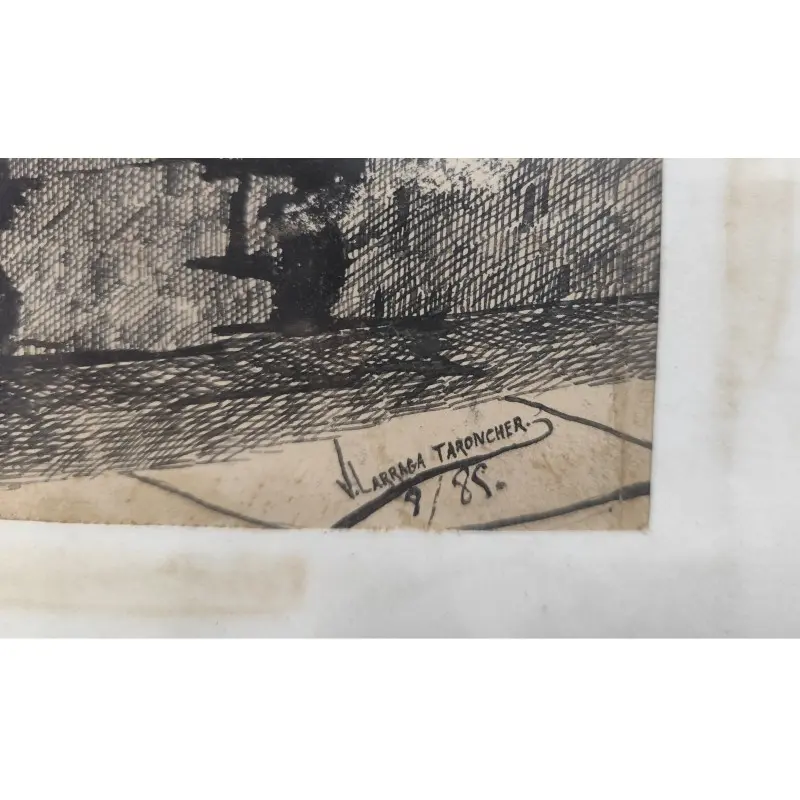 Dibujo a plumilla Firmado V. Larraga Taroncher  89 · vista 10/10