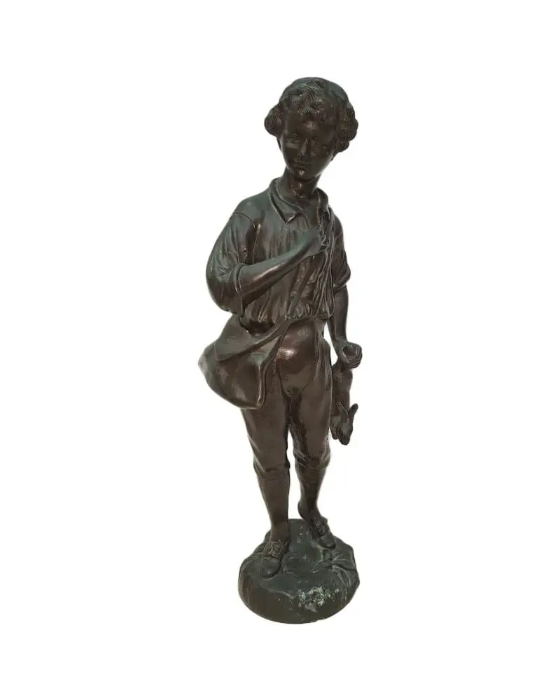 Figura modernista de bronce Georges Omerth (1895-1925) Francia