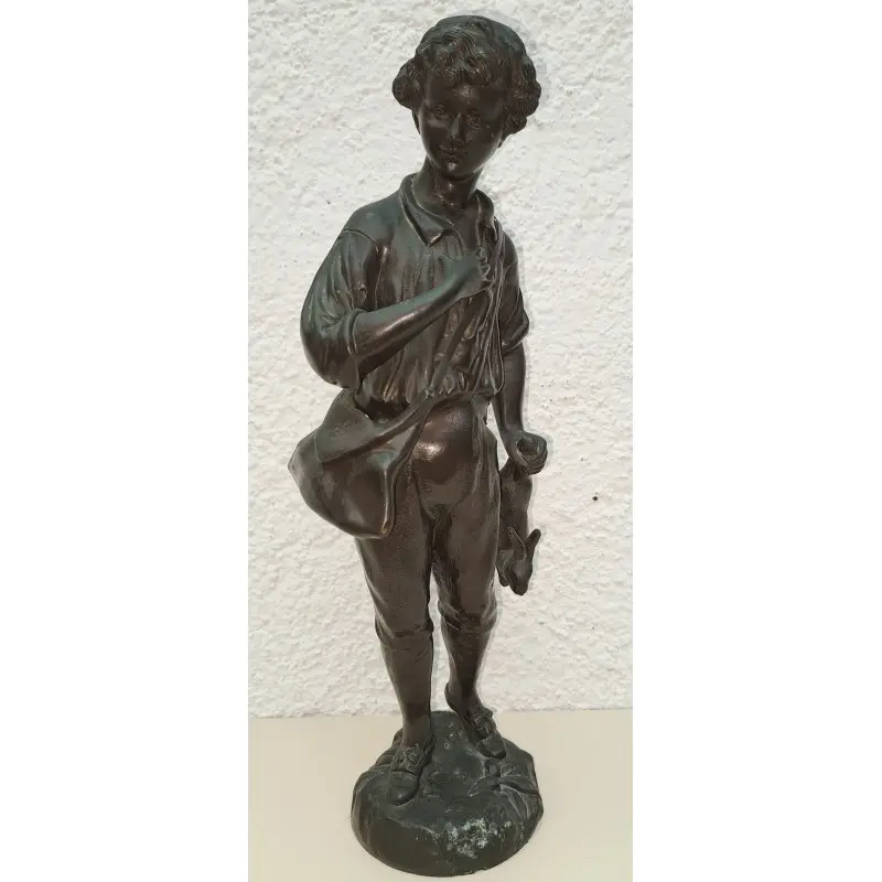 Figura modernista de bronce Georges Omerth (1895-1925) Francia