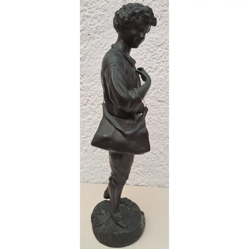Figura modernista de bronce Georges Omerth (1895-1925) Francia · vista 5/9