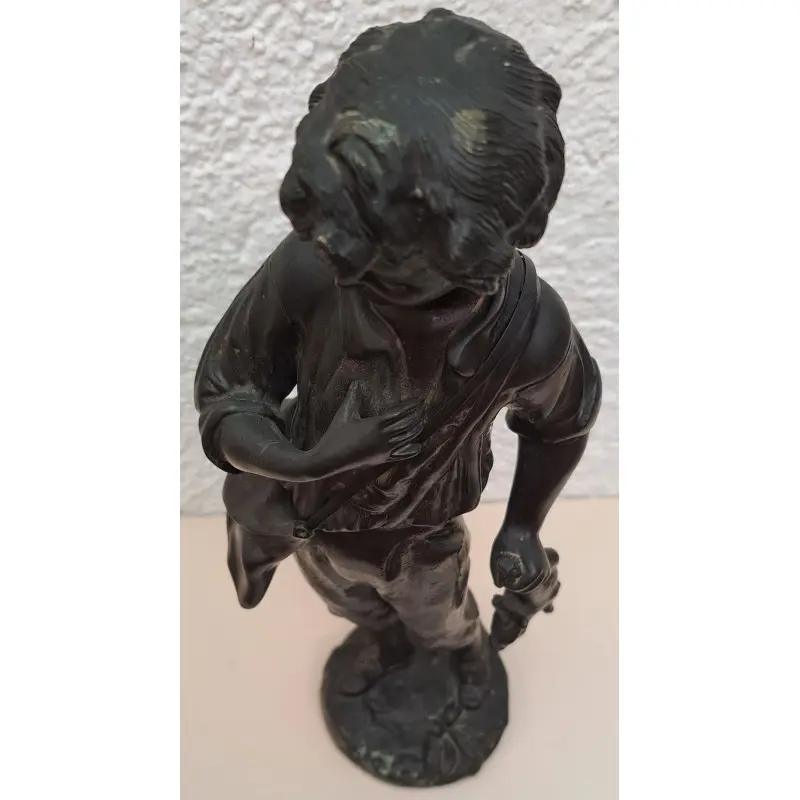 Figura modernista de bronce Georges Omerth (1895-1925) Francia · vista 8/9