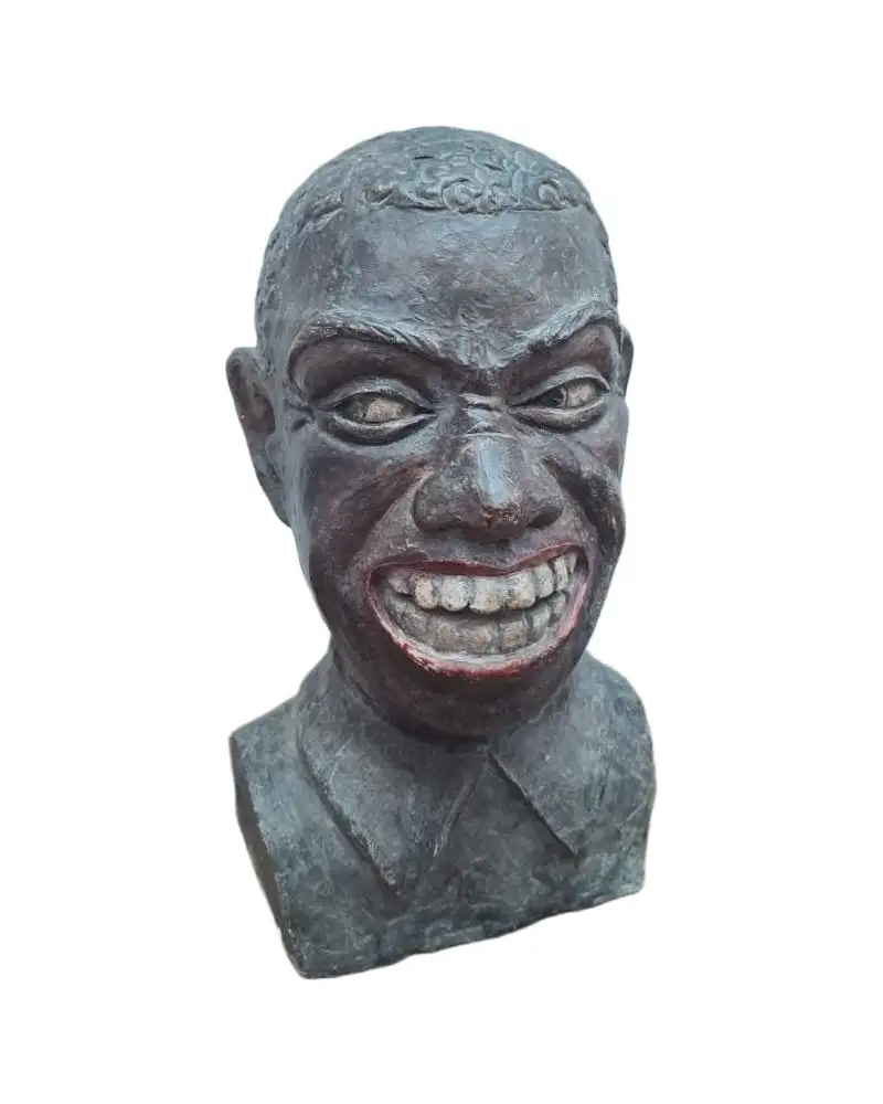 Carme Campas (Vallgorguina 1922- 2010) busto terracota 33 cm de altura