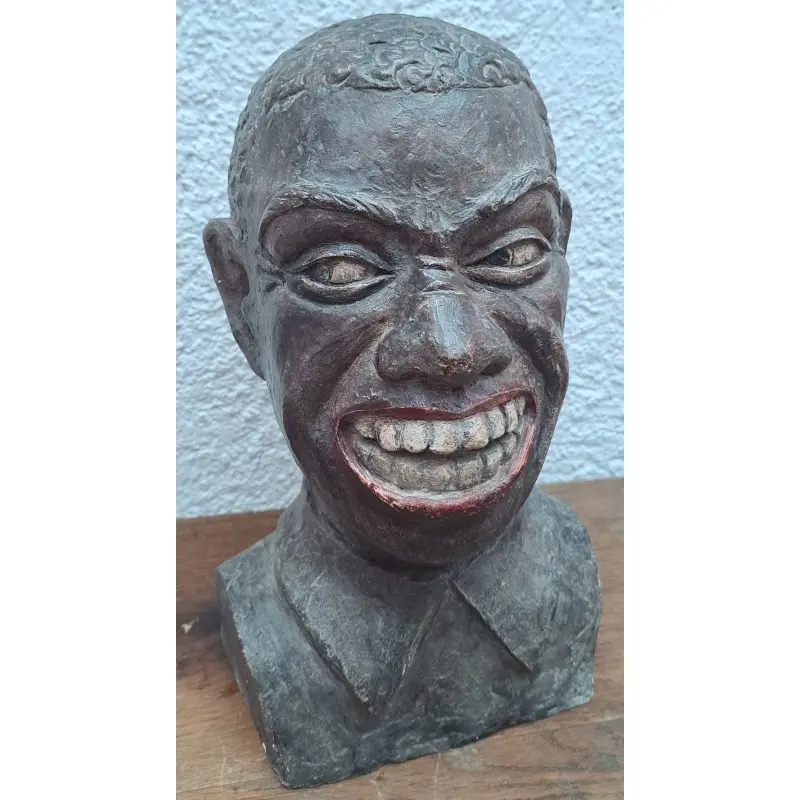 Carme Campas (Vallgorguina 1922- 2010) busto terracota 33 cm de altura, Siglo XX