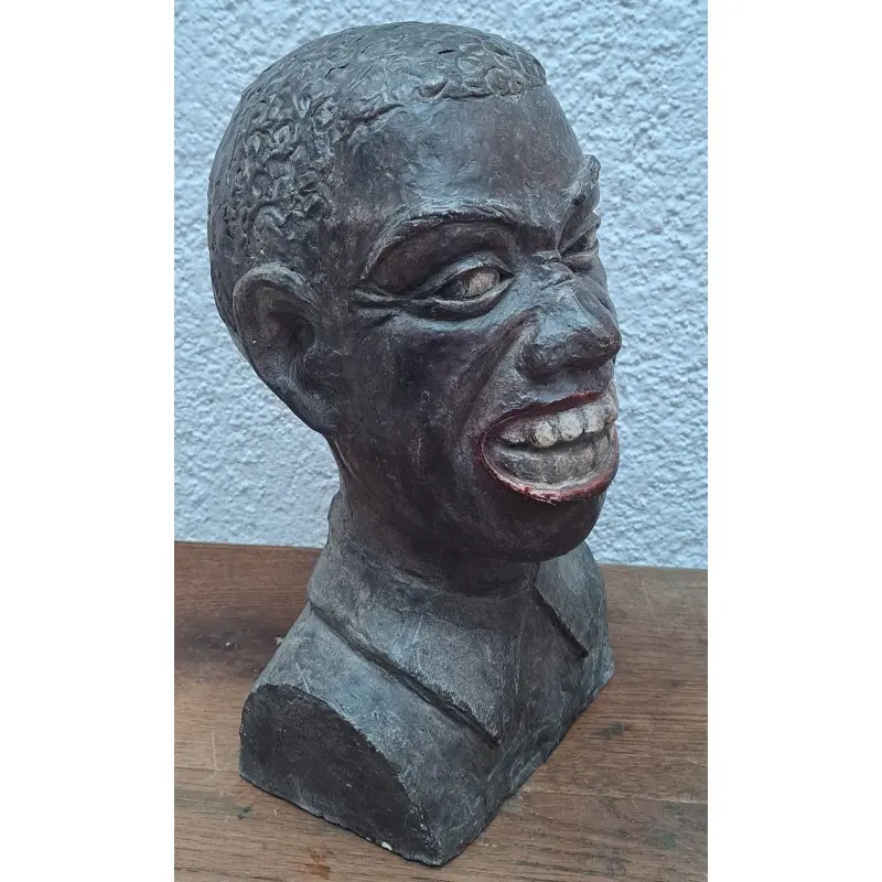 Carme Campas (Vallgorguina 1922- 2010) busto terracota 33 cm de altura, Siglo XX · vista 3/7