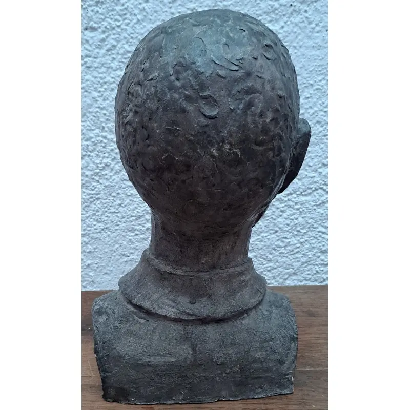 Carme Campas (Vallgorguina 1922- 2010) busto terracota 33 cm de altura, Siglo XX · vista 4/7