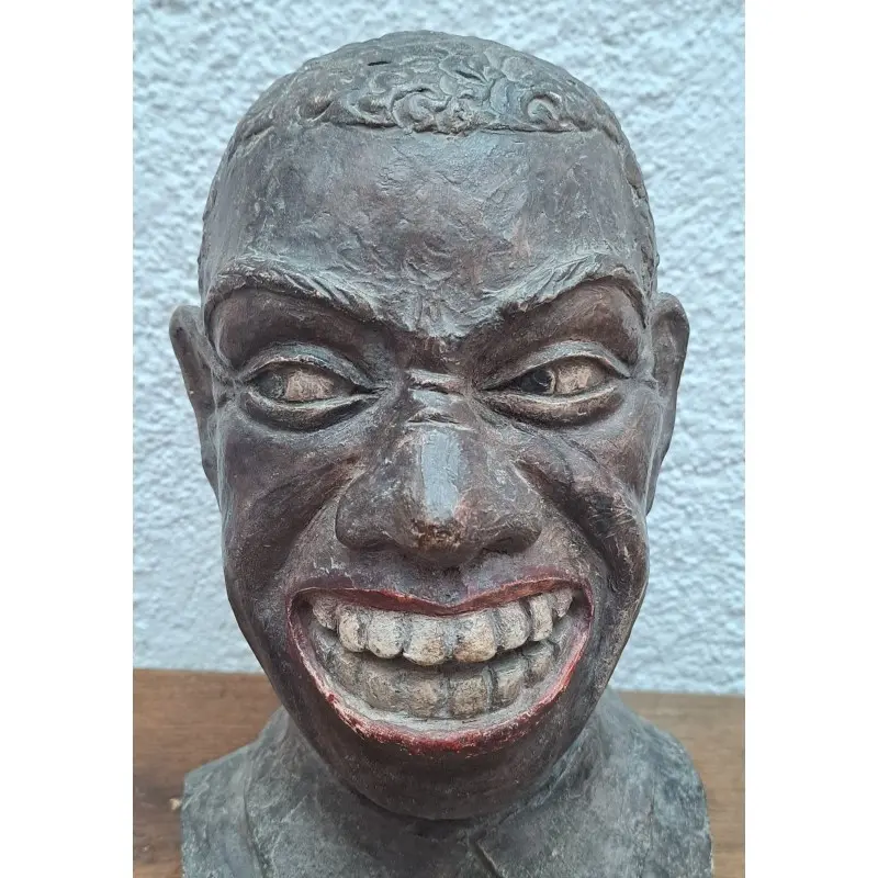 Carme Campas (Vallgorguina 1922- 2010) busto terracota 33 cm de altura, Siglo XX · vista 5/7