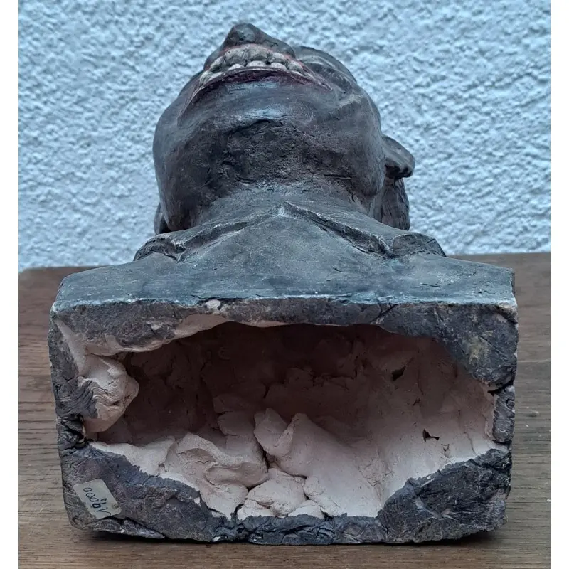 Carme Campas (Vallgorguina 1922- 2010) busto terracota 33 cm de altura, Siglo XX · vista 7/7