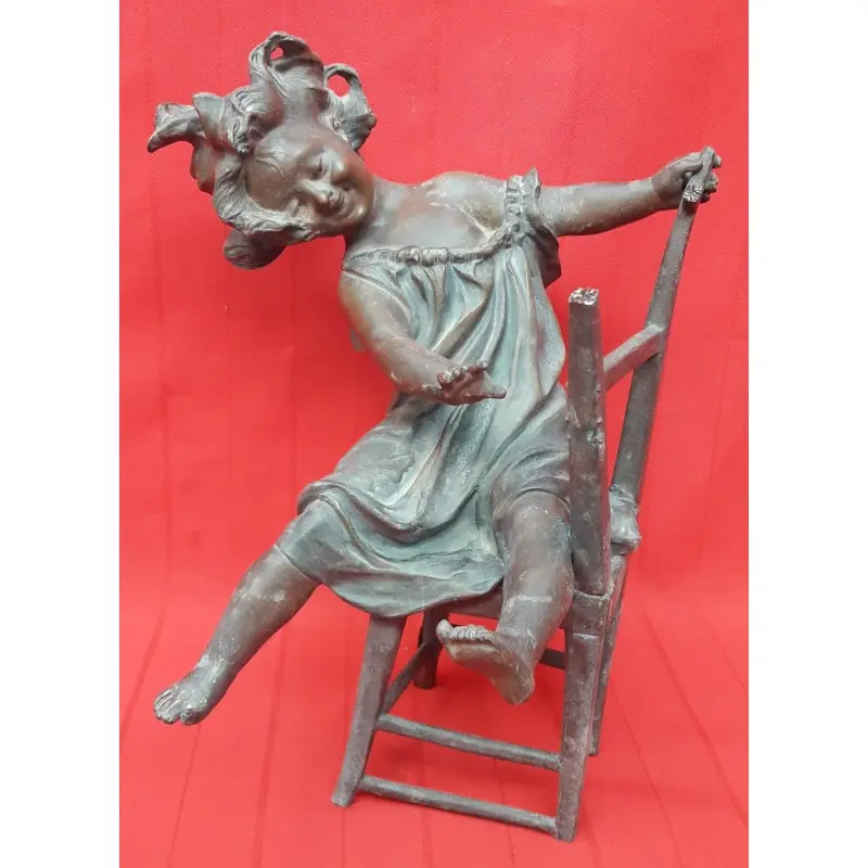Preciosa escultura modernista, siglo XIX, original, Siglo XIX · vista 2/11