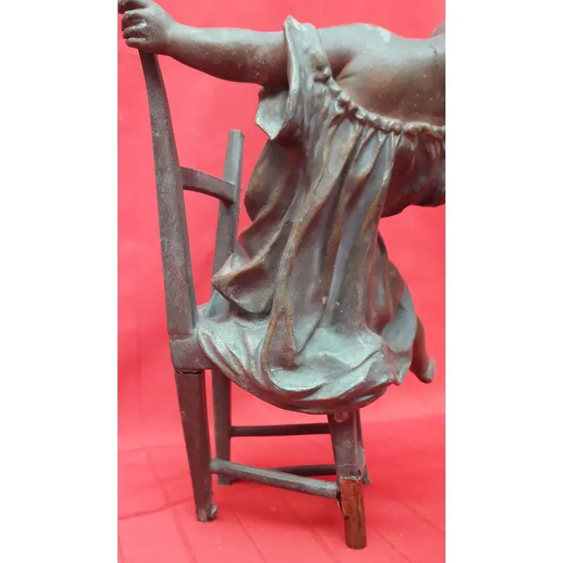 Preciosa escultura modernista, siglo XIX, original, Siglo XIX · vista 5/11