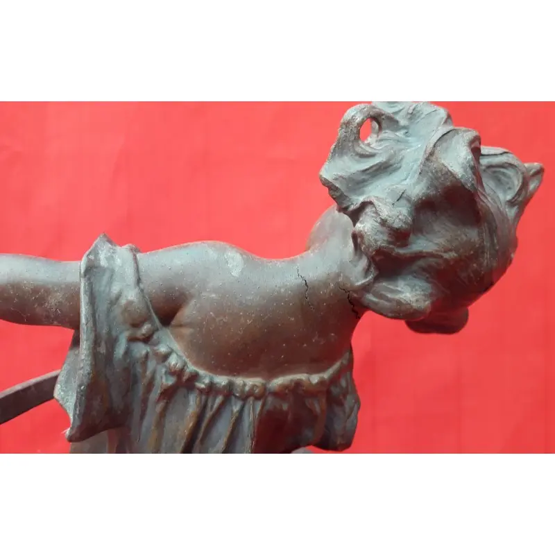 Preciosa escultura modernista, siglo XIX, original, Siglo XIX · vista 8/11