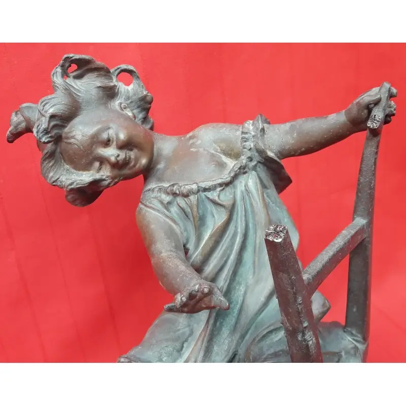 Preciosa escultura modernista, siglo XIX, original, Siglo XIX · vista 10/11