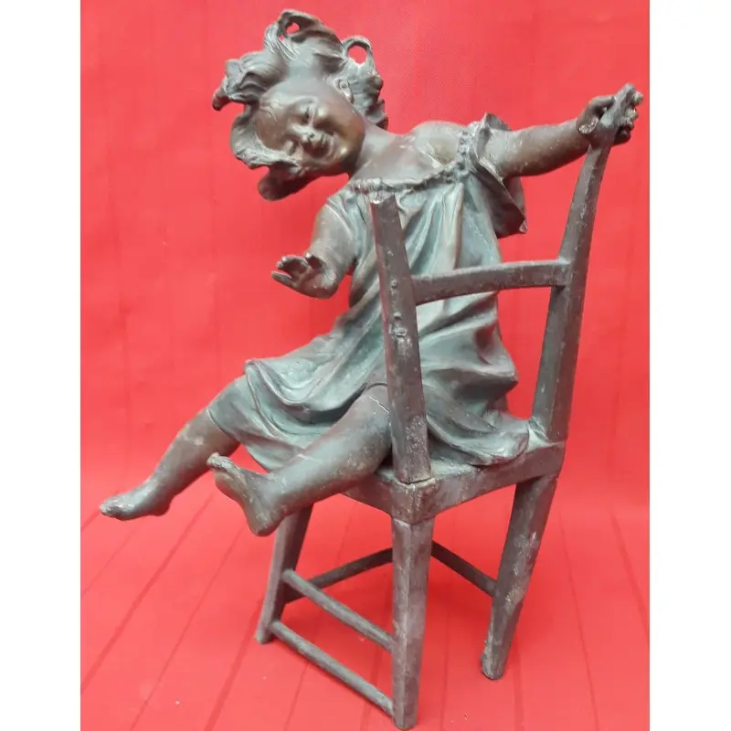 Preciosa escultura modernista, siglo XIX, original, Siglo XIX · vista 11/11