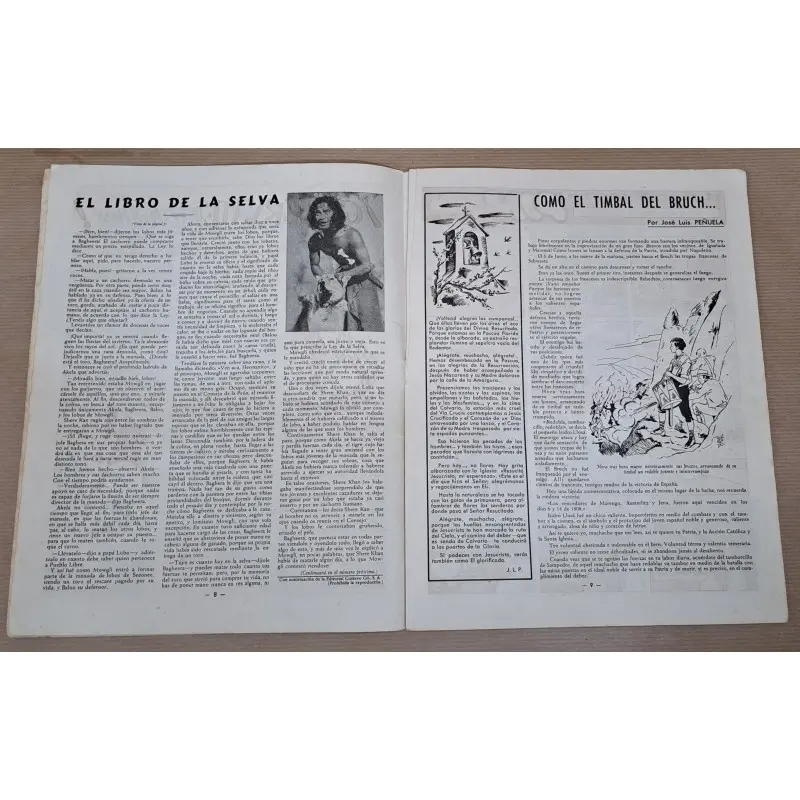 Colección revista Zas Acción Católica números 1 al 16 falta el 2 edición 1945 · vista 7/9