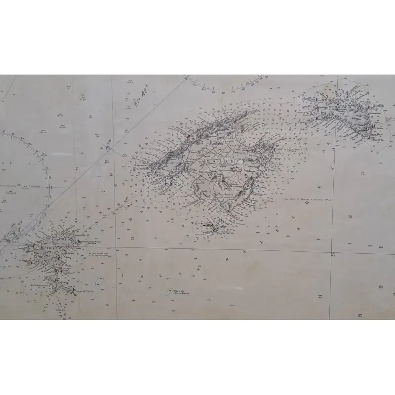 Carta Náutica, Islas baleares, de Alicante a Palamós 1961 · vista 3/10