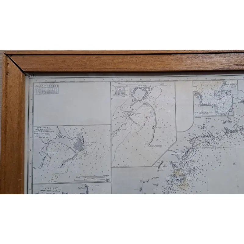 Carta Náutica, Islas baleares, de Alicante a Palamós 1961 · vista 4/10