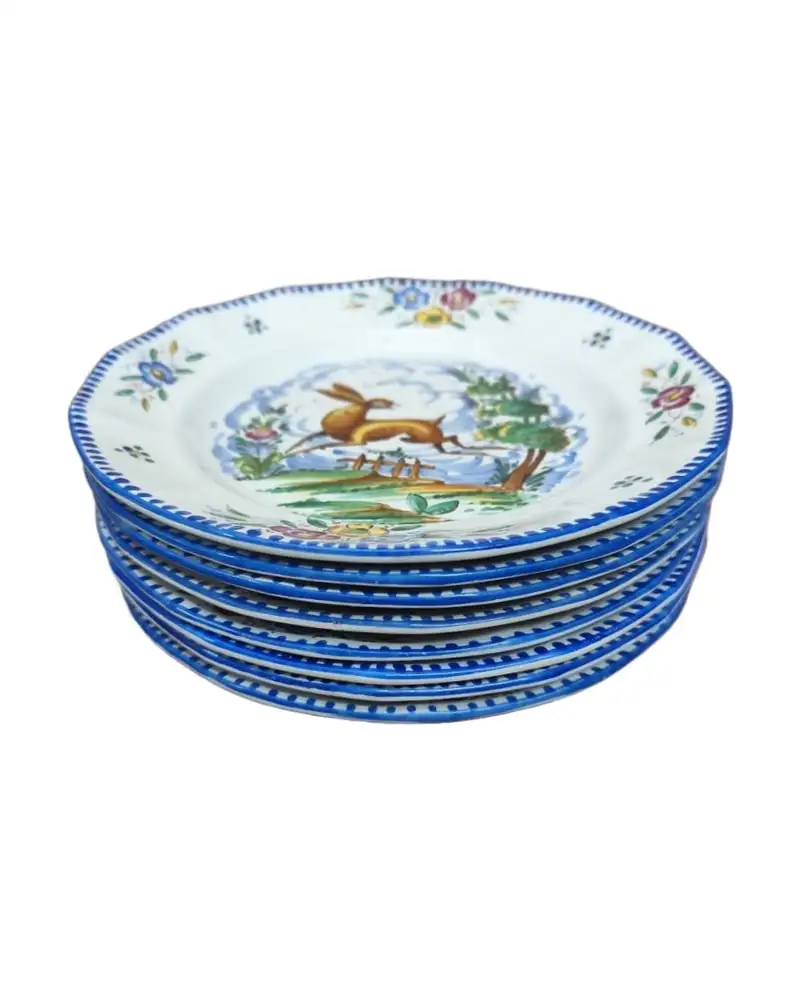 8 platos hondos Pickman, la Cartuja De Sevilla