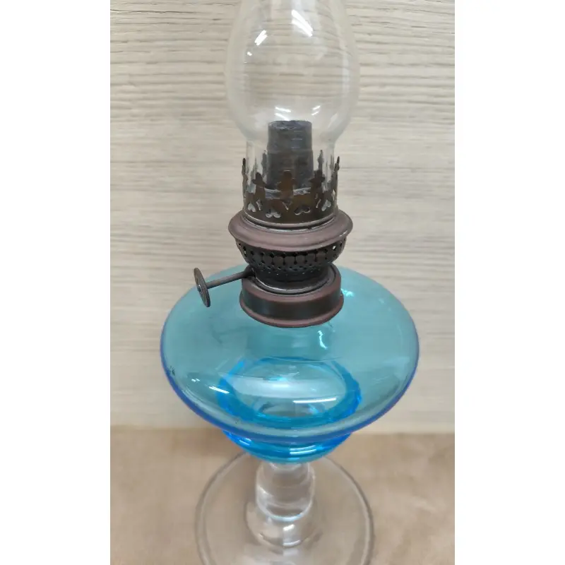 Quinqué de cristal siglo XIX, Siglo XIX · vista 4/12