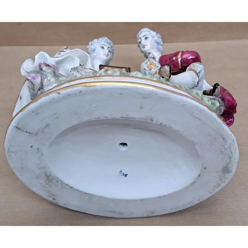 Figuras de porcelana Meissen, jugando al ajedrez, siglo XX, Siglo XX · vista 12/12