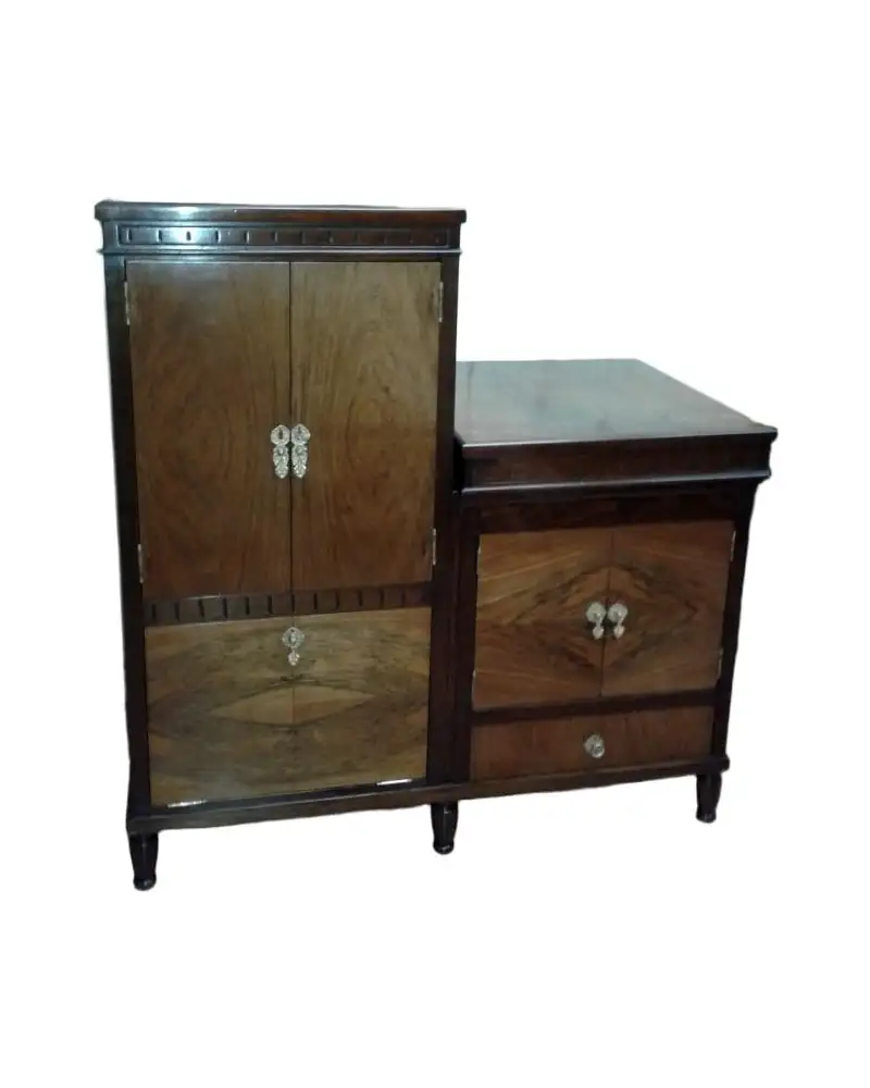 Gramola Mueble Bar Art-deco Primer Cuarto Siglo XX