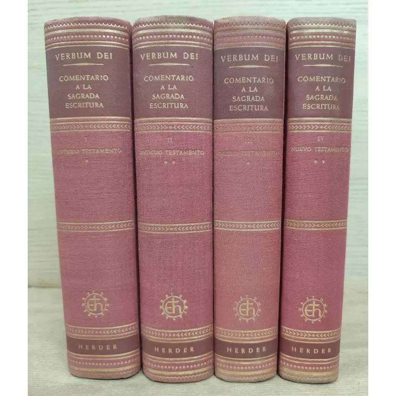 Verbum Dei comentario a la Sagrada Escritura ,Tomos: I, II, III, IV