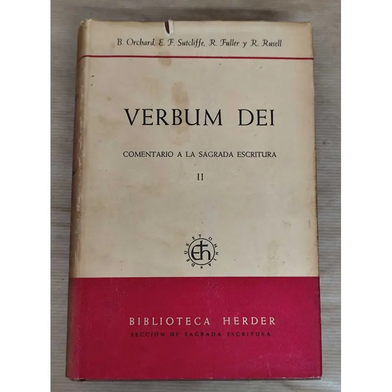 Verbum Dei comentario a la Sagrada Escritura ,Tomos: I, II, III, IV · vista 8/12