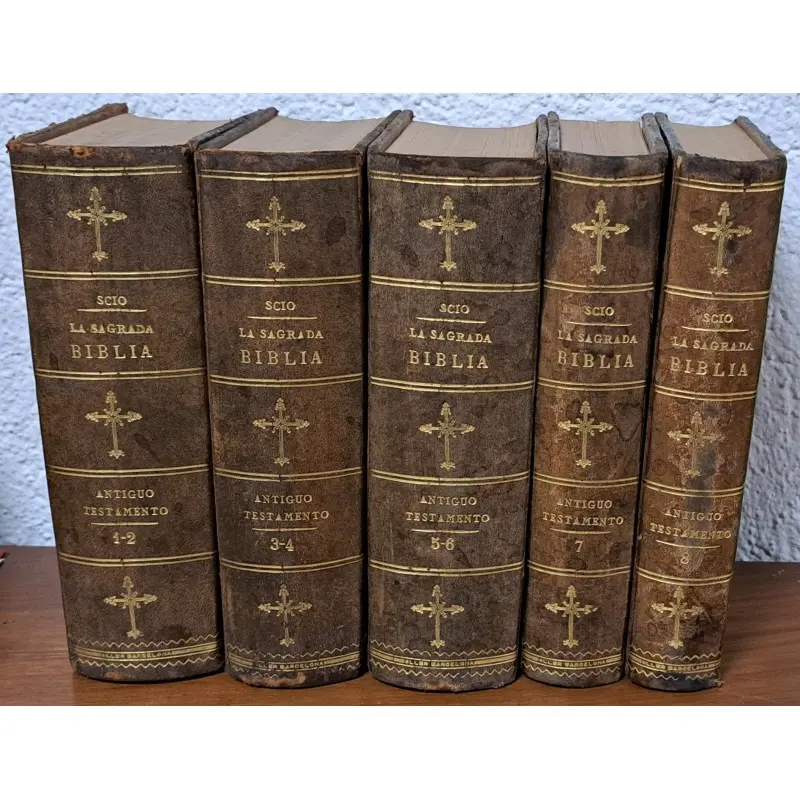 La Sagrada Biblia. Antiguo testamento completo. año 1858
