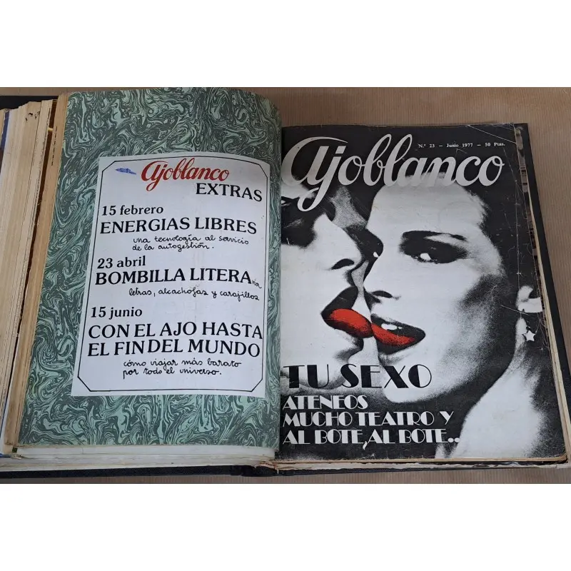 Revistas Ajoblanco 32 números, desde 1977 a 1980 · vista 6/12
