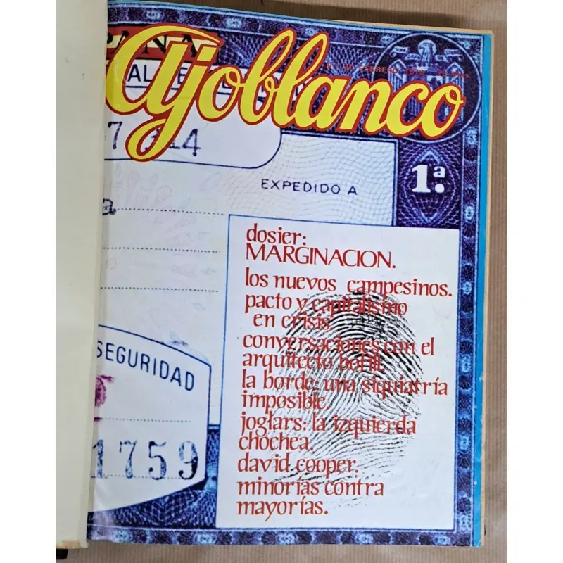 Revistas Ajoblanco 32 números, desde 1977 a 1980 · vista 9/12