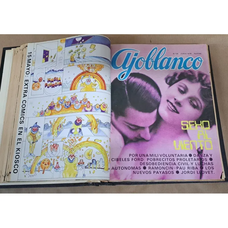 Revistas Ajoblanco 32 números, desde 1977 a 1980 · vista 11/12