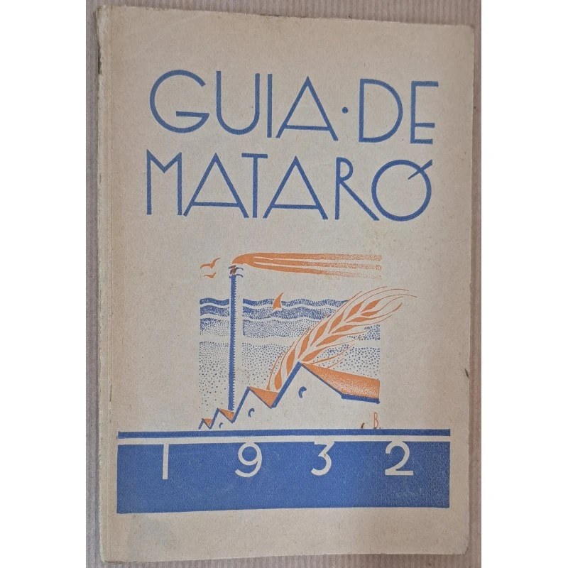 Guía de Mataró 1932 con plano desplegable