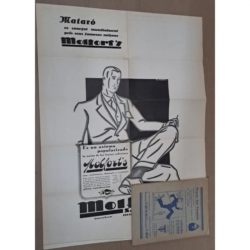 Guía de Mataró 1932 con plano desplegable · vista 6/10