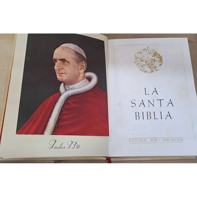 La Sagrada Biblia año 1966, con ilustraciones de Dali y Rembrandt · vista 3/12