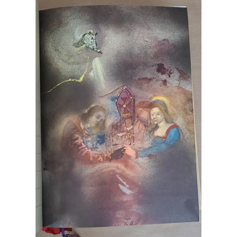 La Sagrada Biblia año 1966, con ilustraciones de Dali y Rembrandt · vista 6/12