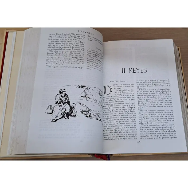 La Sagrada Biblia año 1966, con ilustraciones de Dali y Rembrandt · vista 8/12